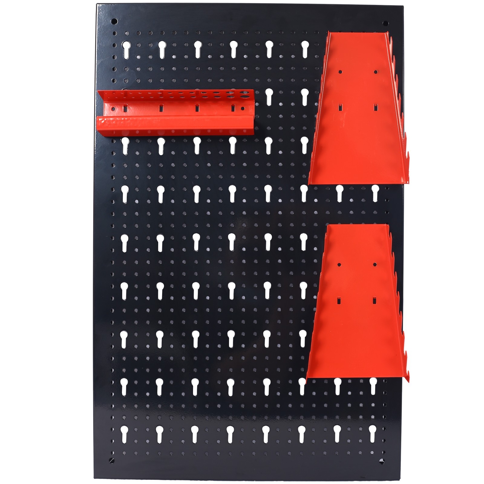 4ft Metal Pegboard Tool Organizer w/ 3 Boards & Hooks for Garage Workshop