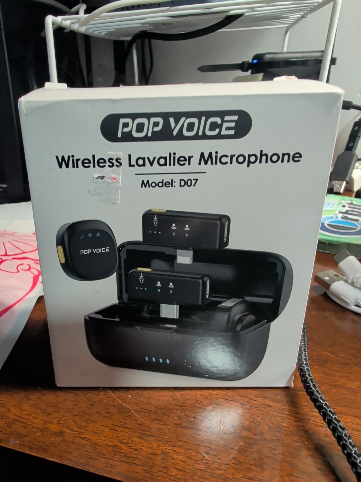 Mini Microphone for iPhone Android, Wireless Mic with 40H Battery, Noise Canc...