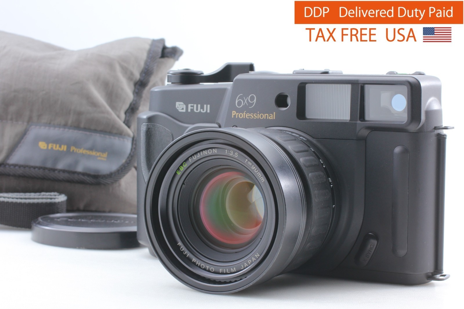 CLAd【MINT w/Case】Fuji Fujifilm GW690III 690 III EBC Fujinon 90mm f3.5 From JAPAN