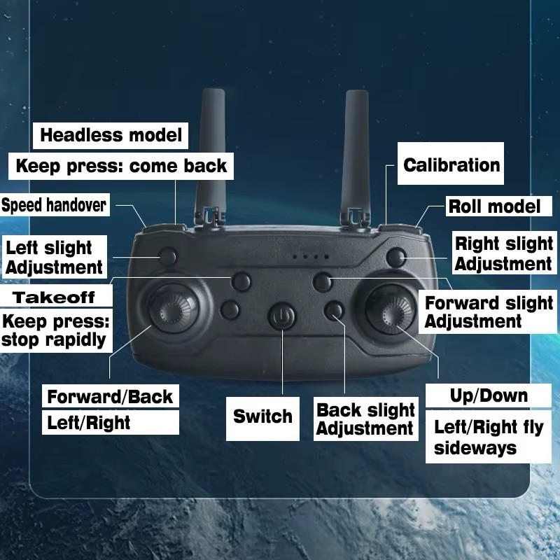Replacement Remote - Drone Space Force Rocket CONTROLLER ONLY Jupiter Creations