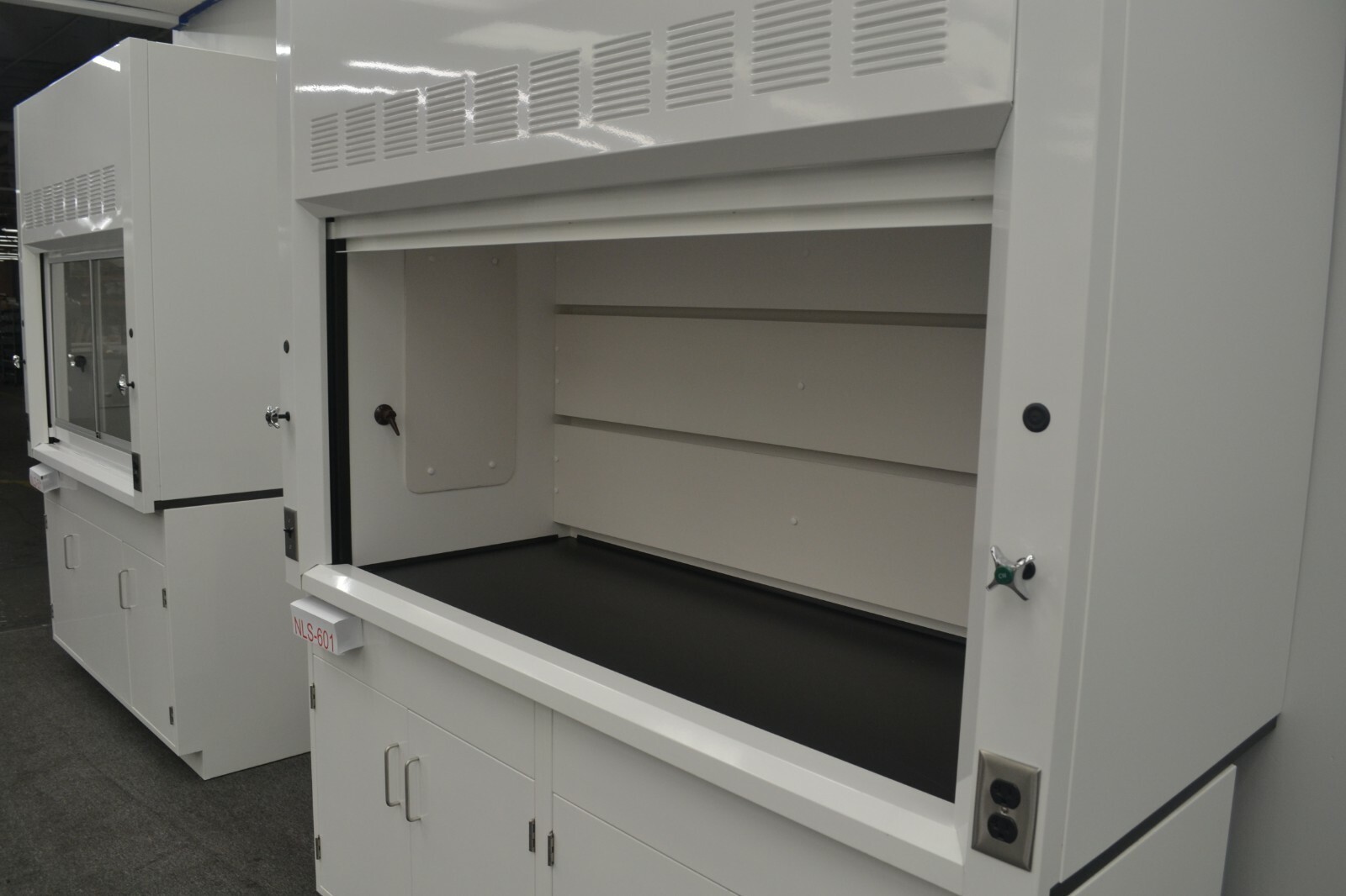 Laboratory 6' Fume Hood Enclosure w/ General Storage / E2-019
