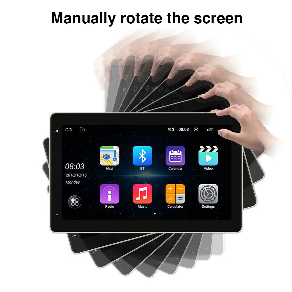 Rotatable Car Stereo Radio For Cadillac Escalade 2003-2006 Carplay Android13 GPS