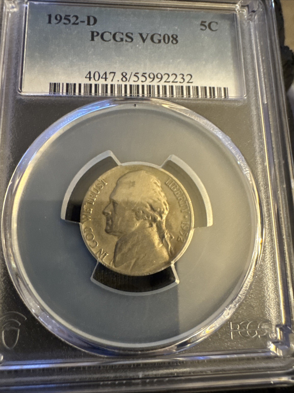 1252-D Shifted  Die That Made The Mint Mark Double Up Graded VG 08