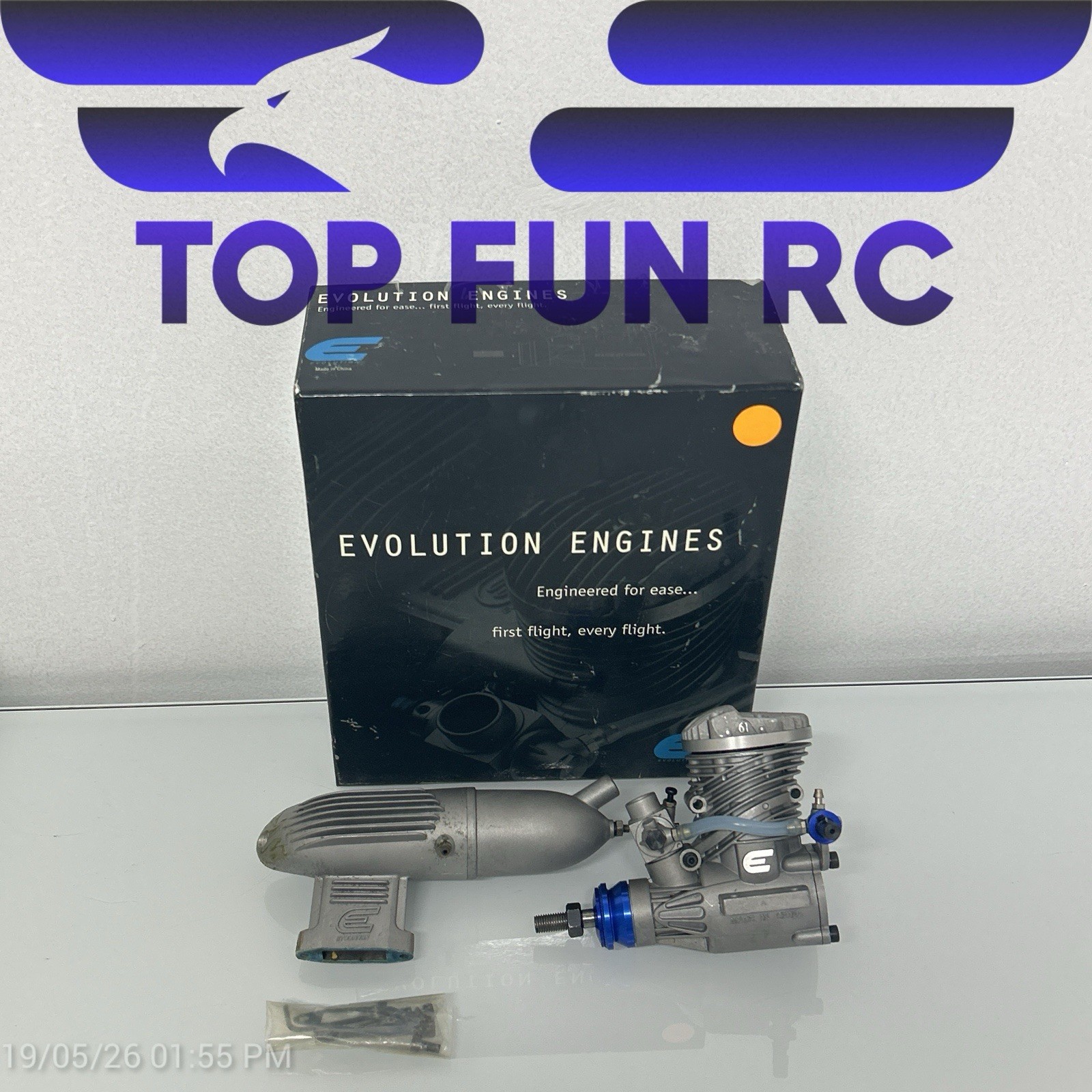Evolution .61 NT/NX 2-Stroke NITRO  Engine W/MUFFLER FOR RC AIRPLANES