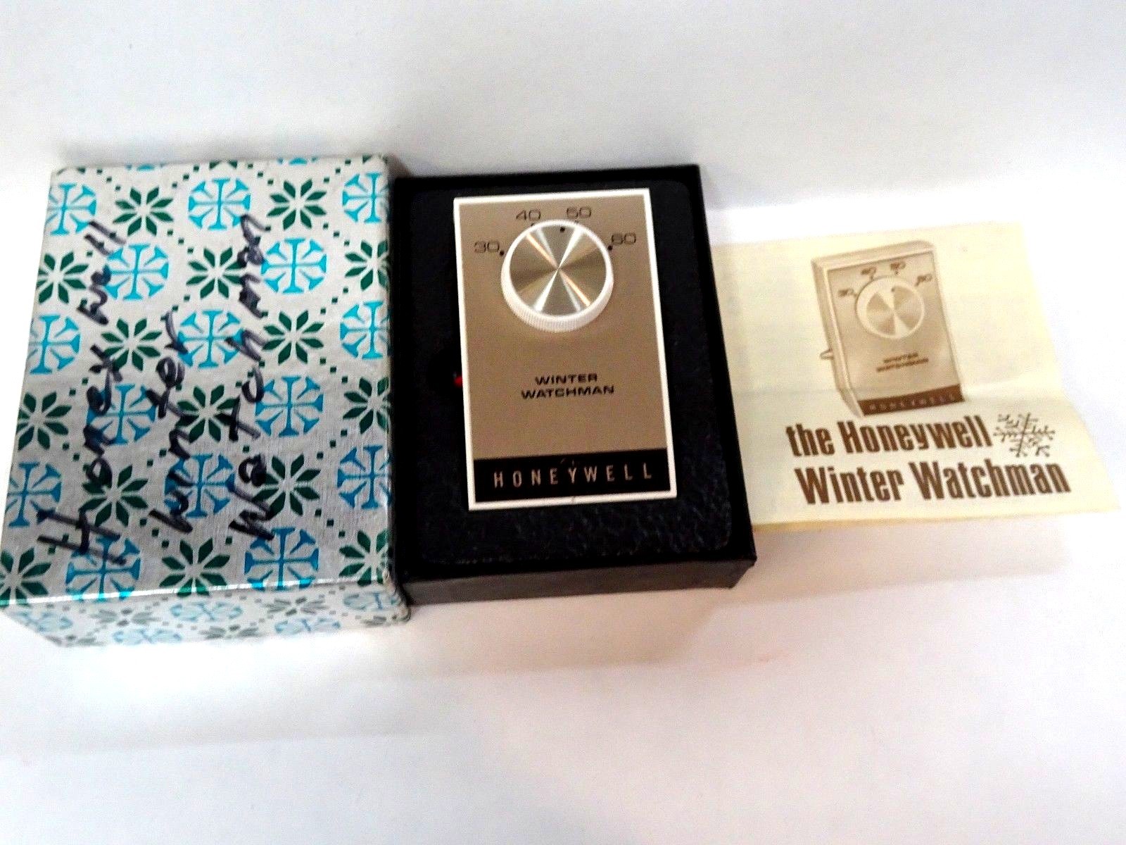 Vintage Honeywell Winter Watchman Temp Drop Notifier w/Instructions & Box*