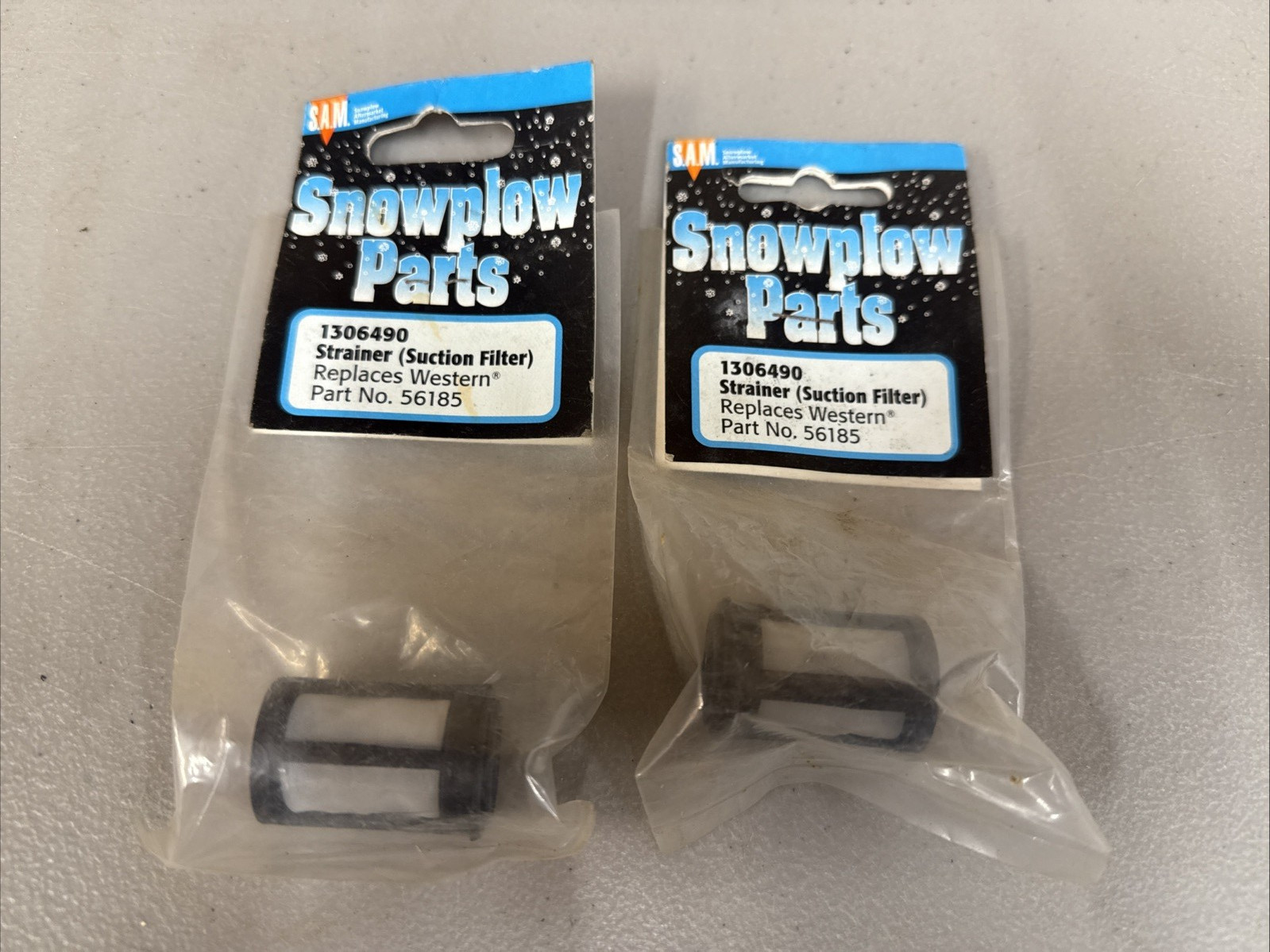 (2) Buyers Products 1306490 Pump Filter For Fisher 7053K Western 56185