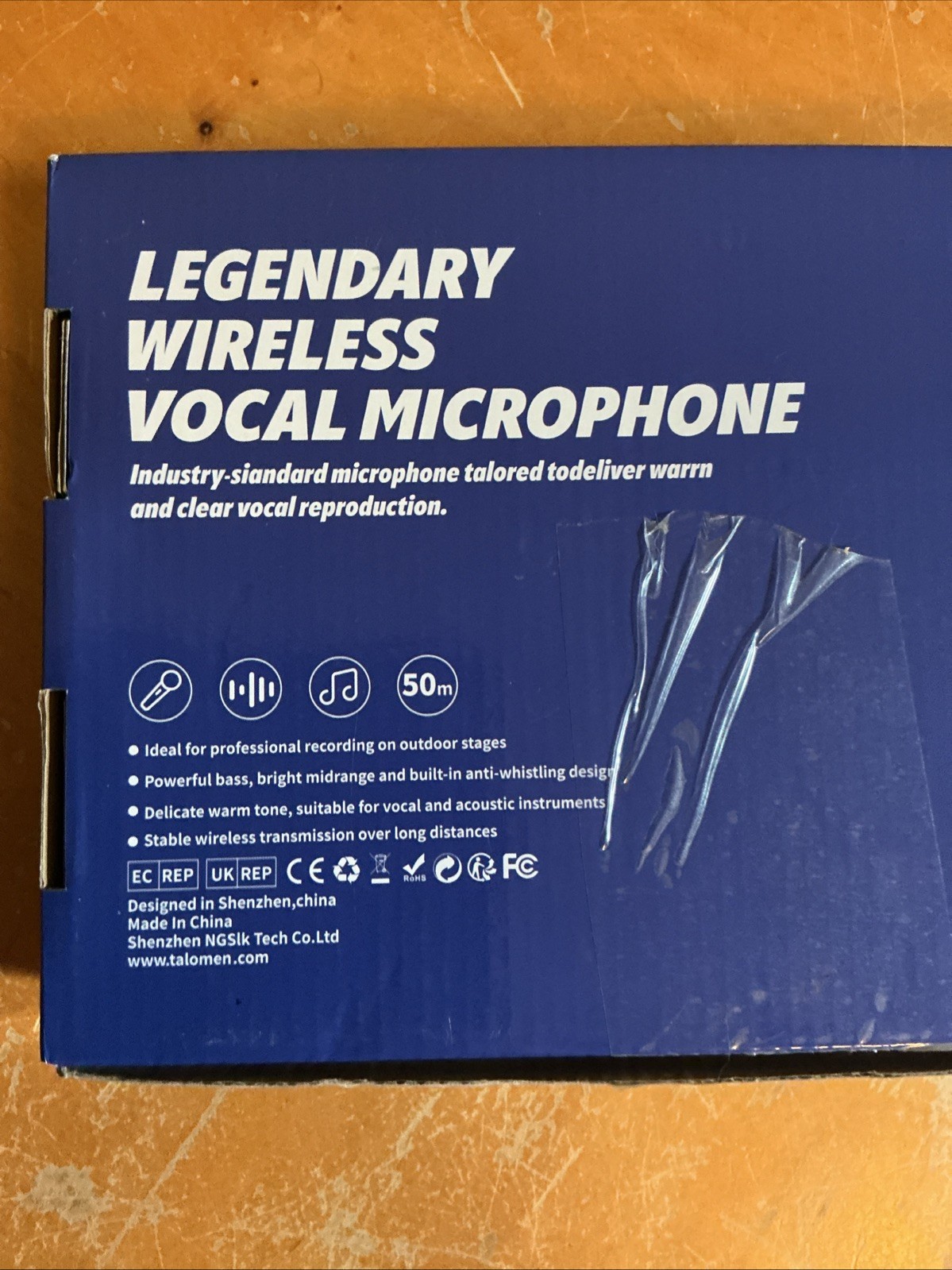 Talomen K60 Handheld Wireless Dynamic Microphone Set