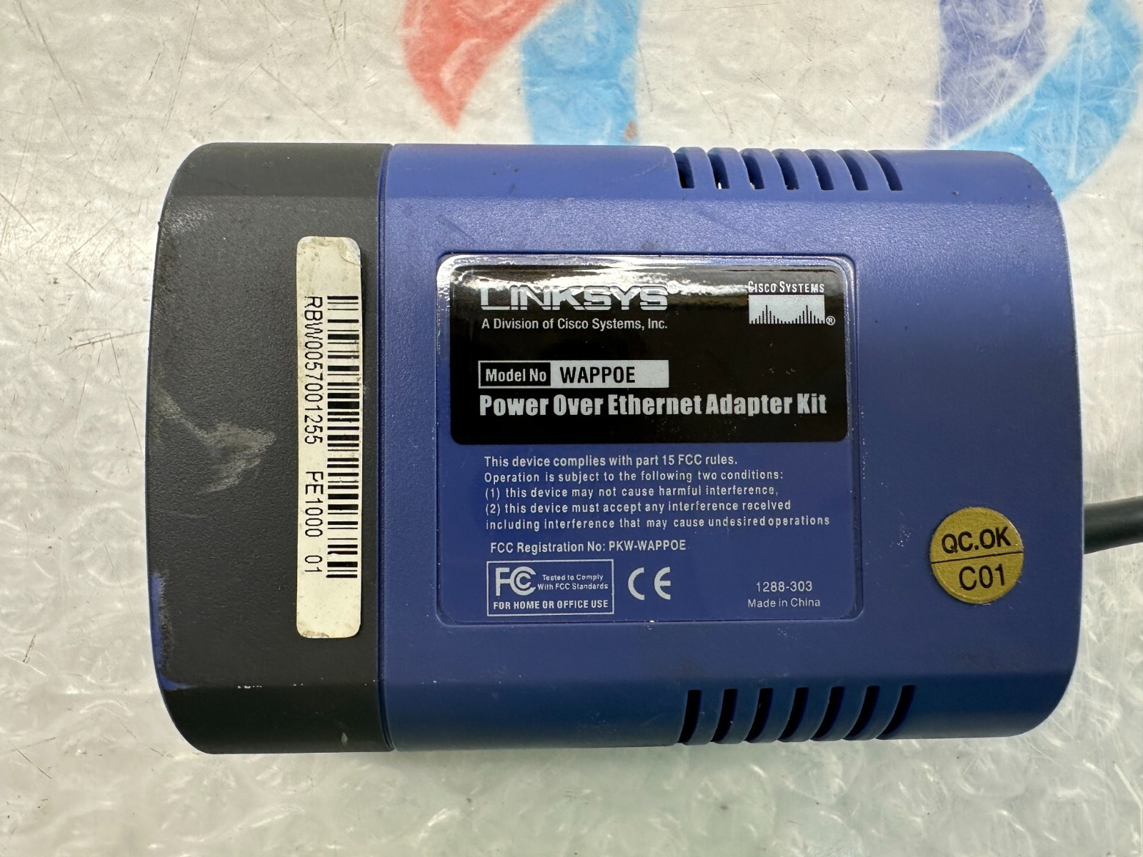 Linksys Power Over Ethernet Injector WAPPOE