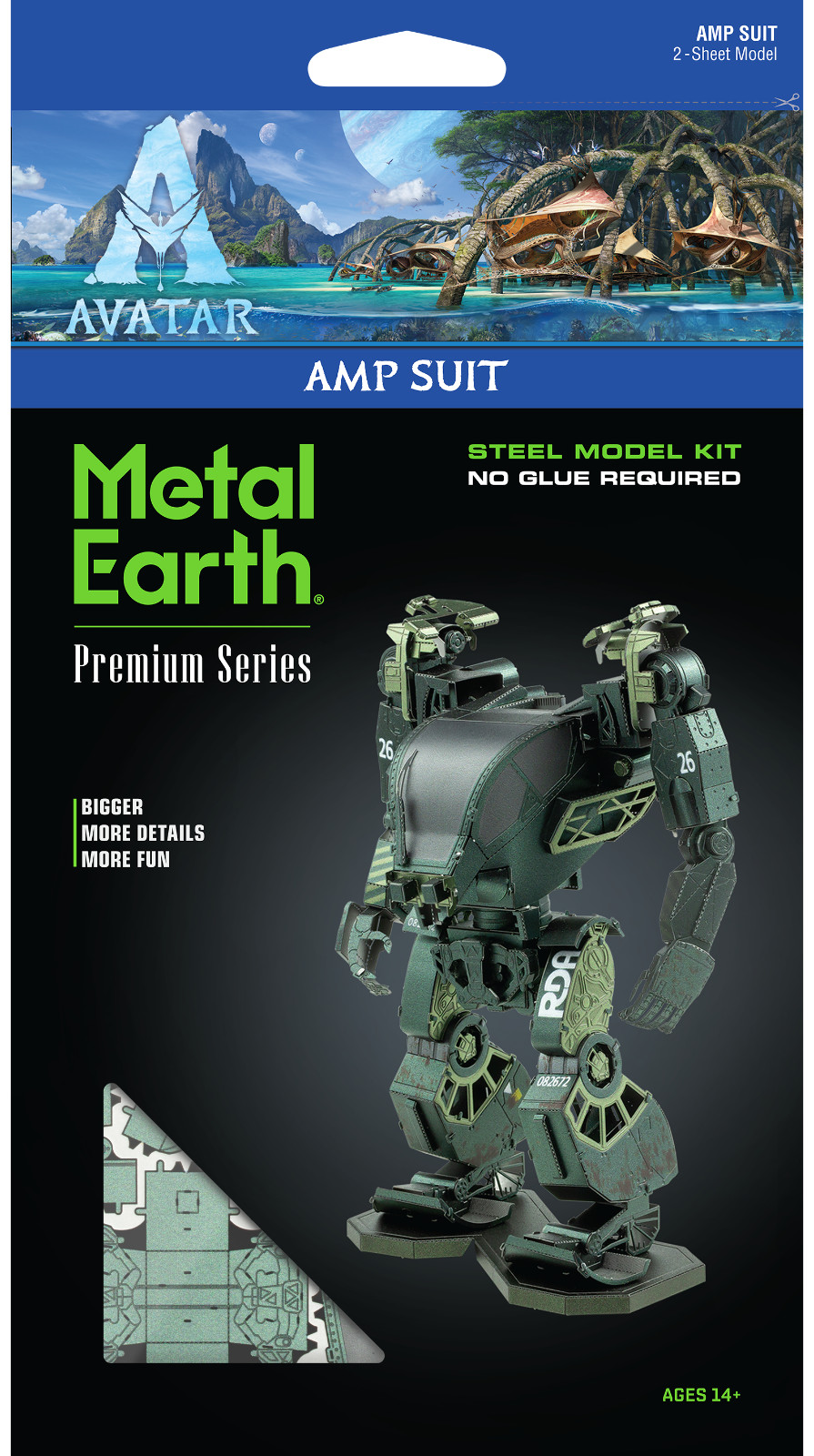 Fascinations Premium Series ICONX AVATAR AMP SUIT Metal Earth Model Kit ICX252