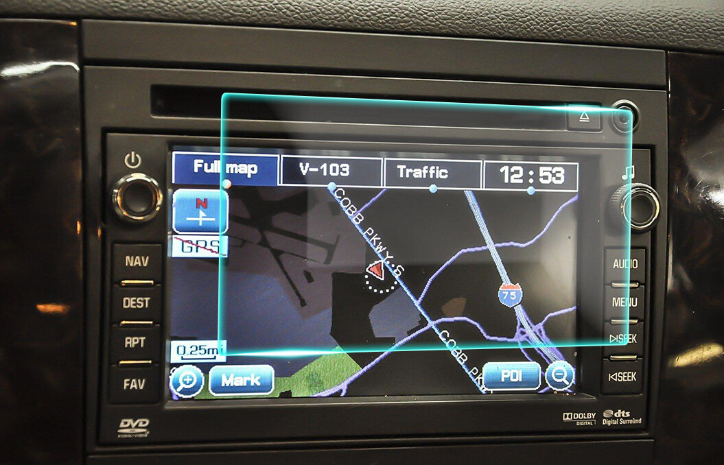 Crystal Clear Screen Protector for 2011 GMC Yukon Vehicle Navigation