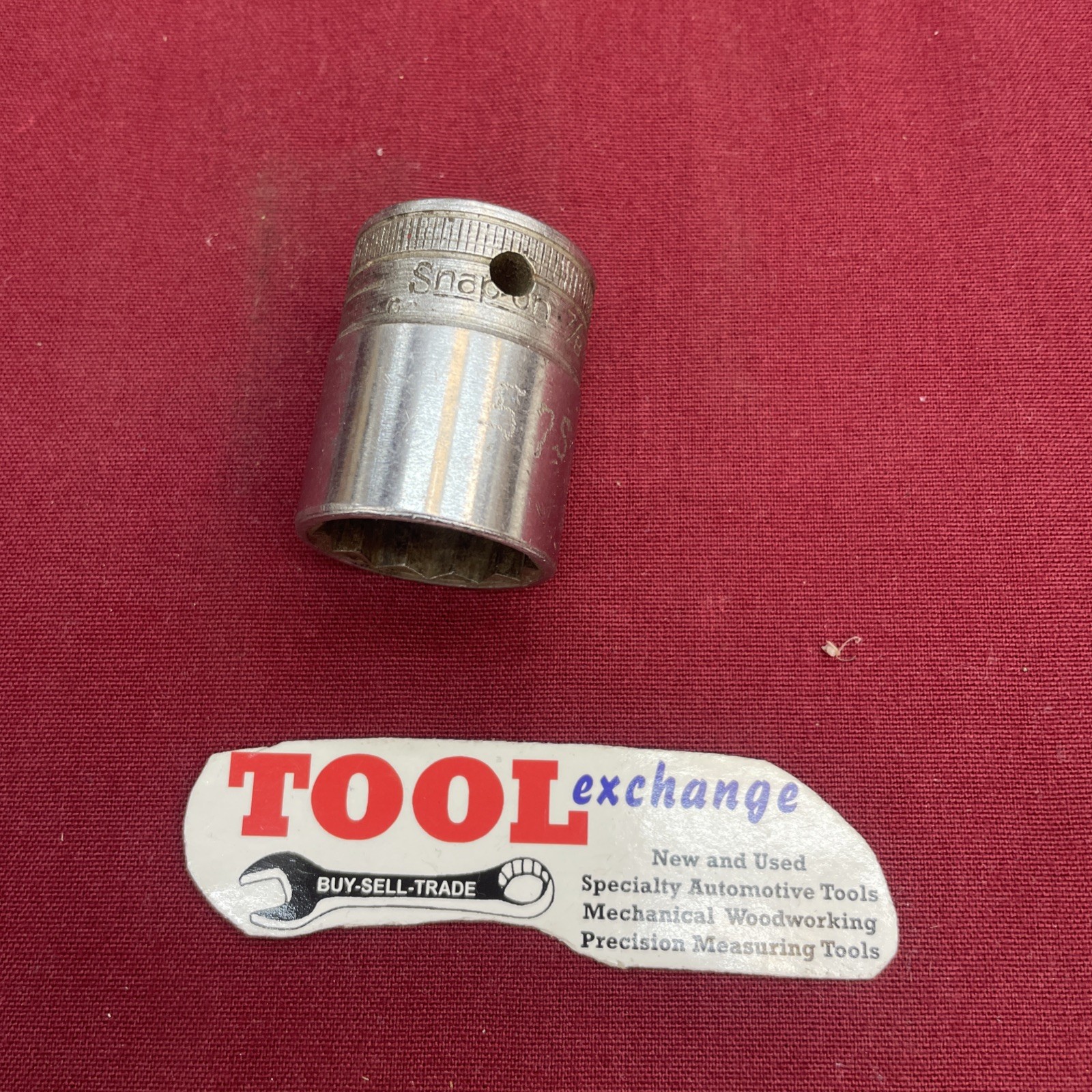 Snap-on Tools SW280 - 7/8" -12 Point Shallow Socket 1/2" Drive, G Date Code