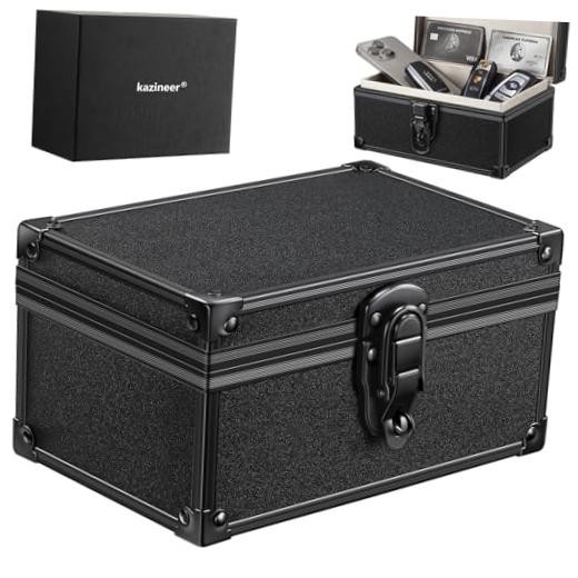 Faraday Box for Car Keys, Large | Keyless Entry Signal Blocker, Matte Black