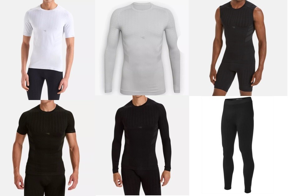 Diadora - Breathable T-Shirt And Pant - HIDDEN POWER SS T-SHIRT ACT/PANT ACT