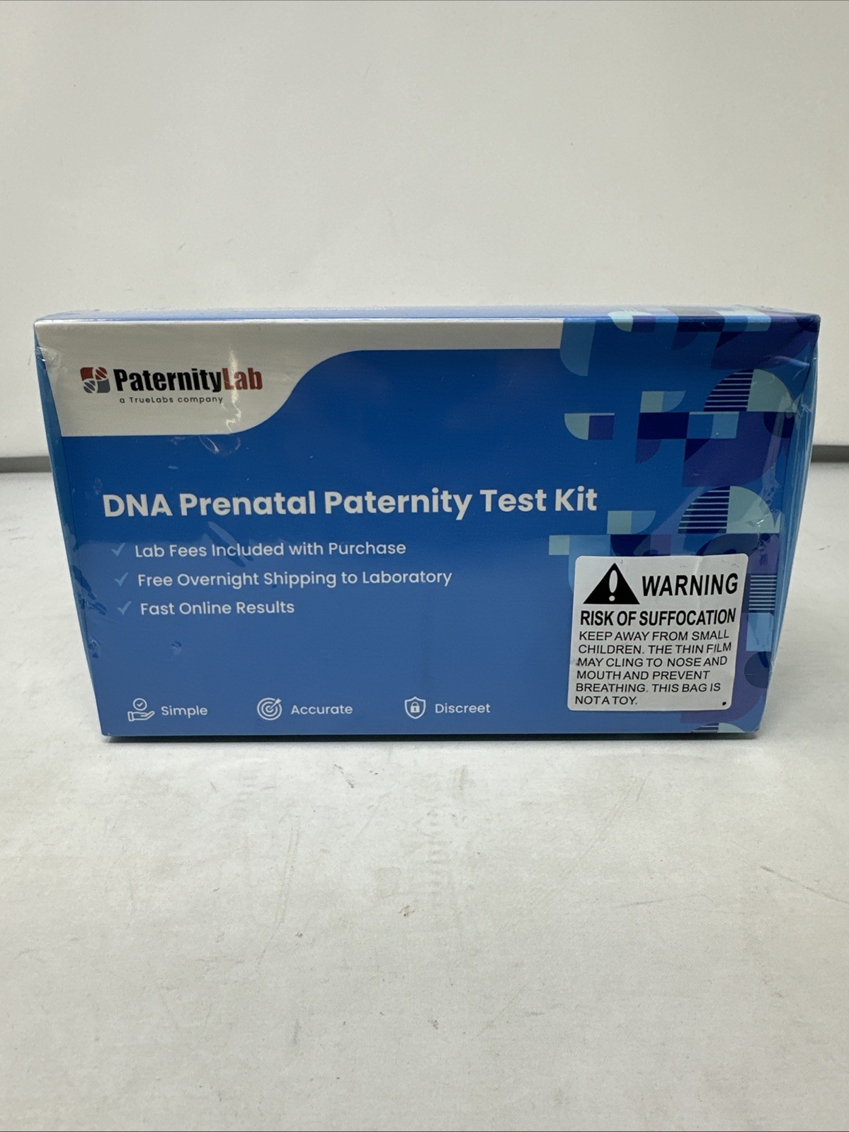 PaternityLab DNA Prenatal Paternity Test Kit Simple Accurate Discreet