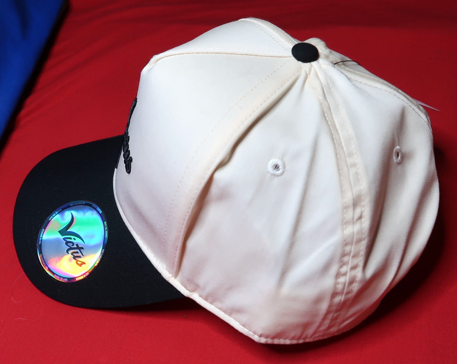 NEW Victus Switch Hitter Baseball/Softball Snapback Cap Tan/Black