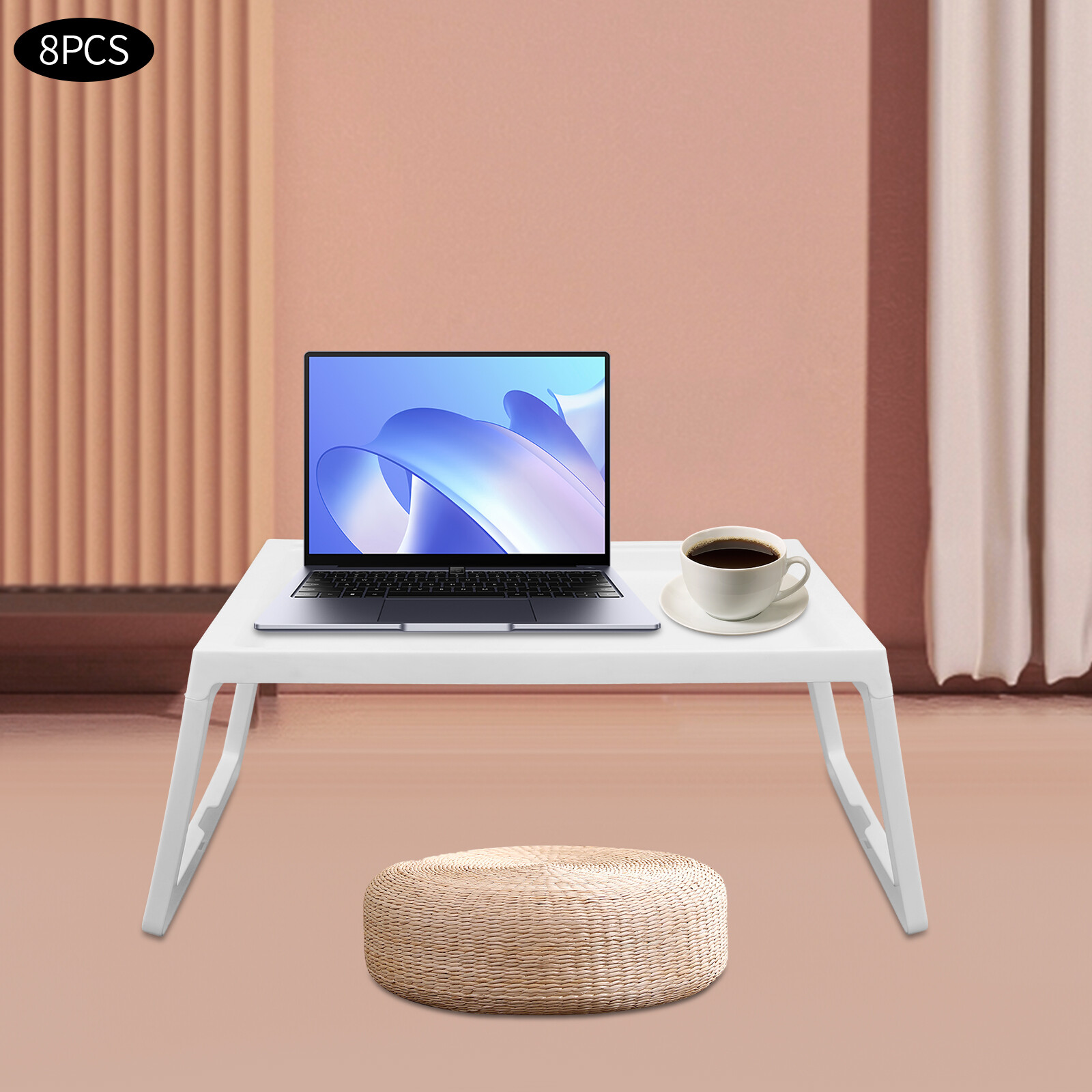 Adjustable Laptop Table Stand Lap Tray Sofa Bed Notebook Computer Foldable Desk