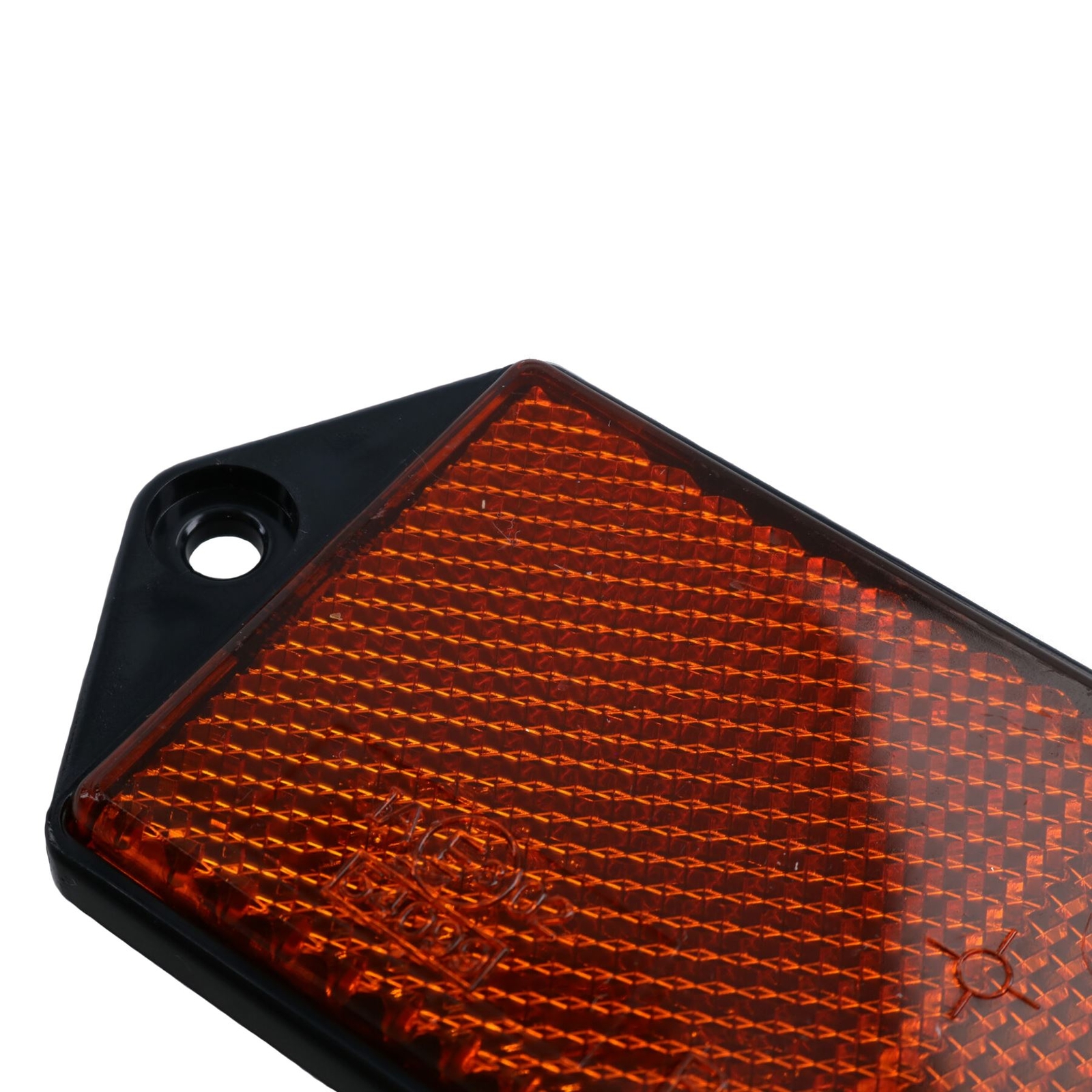 Amber Large Rectangular Side Reflector Pack of 4 Trailer Fence / Gate Post TR06