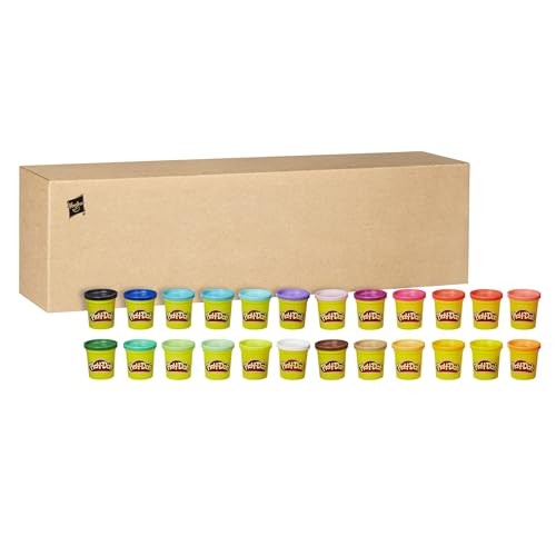 Play-Doh Modeling Compound 24-Pack Case of Colors, 24-Pack, Multicolor