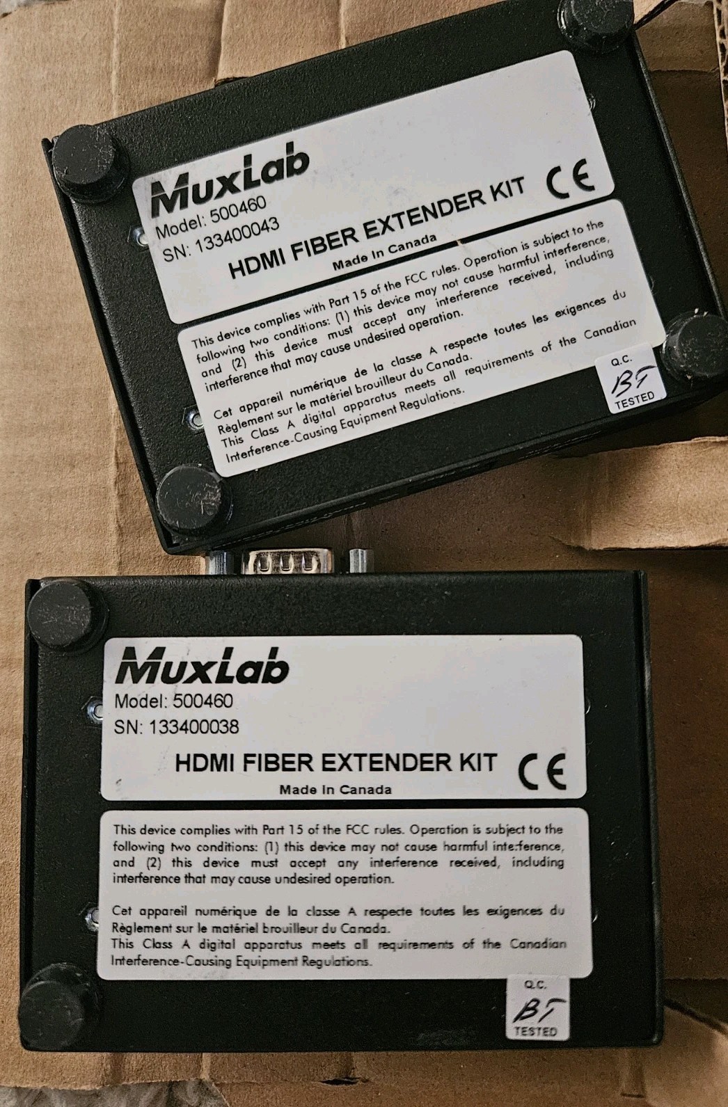 Muxlab 500460-HDMI Fiber Extender Transmitter/Receiver