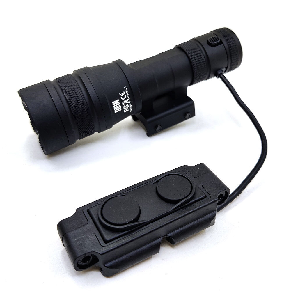 Tactical LED Flashlight with Dual function Switch For Rein 2.0 / 1.0 Metal Light