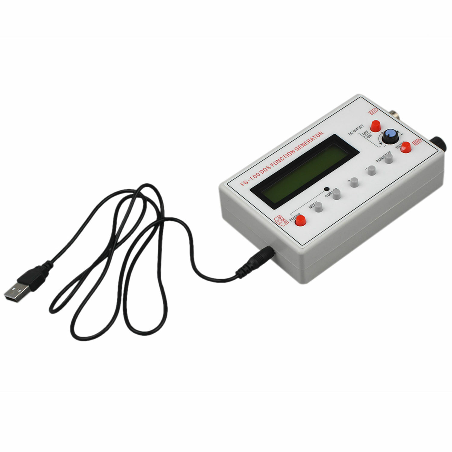 DDS Function Signal Generator Module FG-100 1HZ-500KHz Sine +Square Wave 3.7-10V