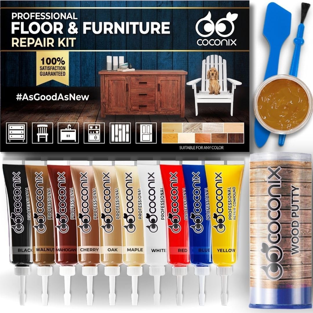 Floor Furniture Repair Kit Fix Scratches Scuffs Dents Wood Laminate Easy