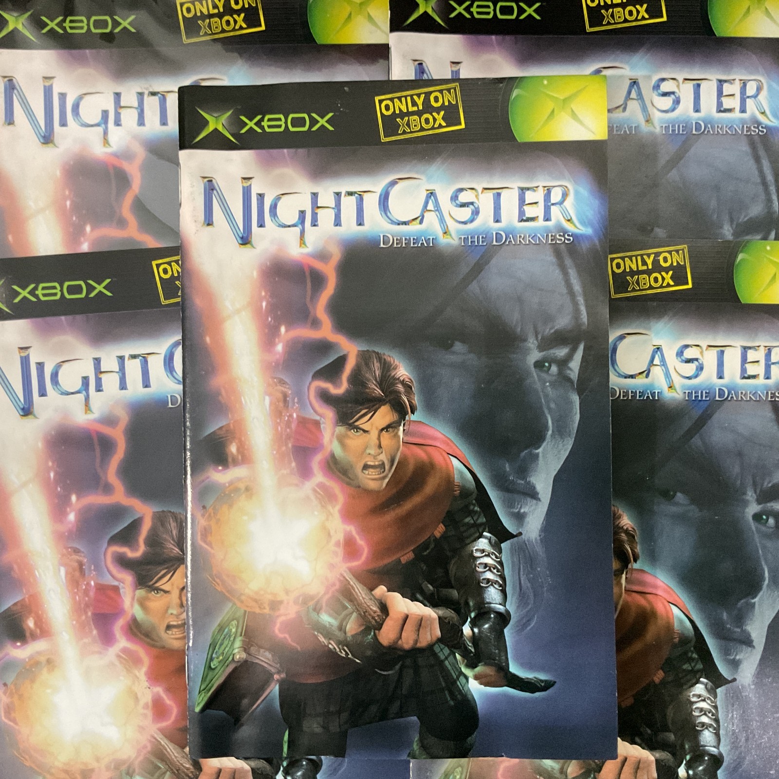 Nightcaster Microsoft Original XBOX Instruction Manual Only