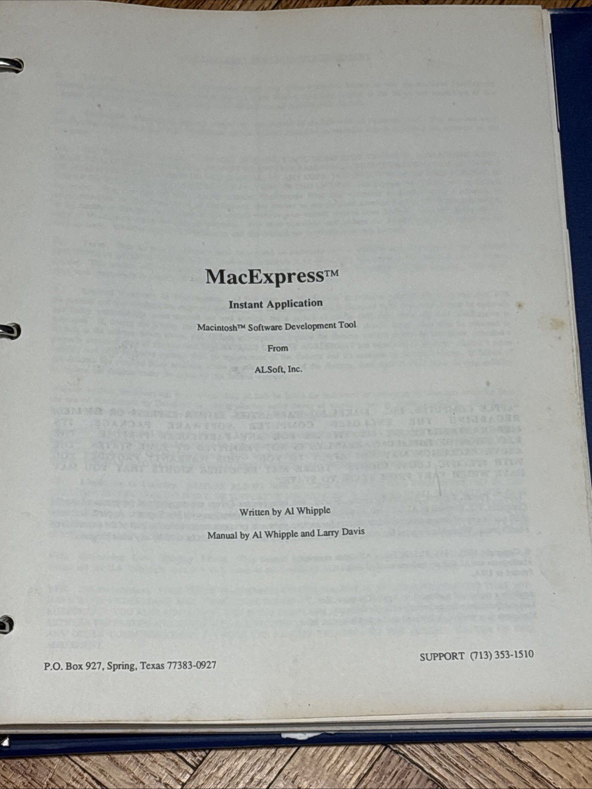 Vintage MacExpress 1.2 Macintosh Software Development Tool + Manual 3.5” Floppy