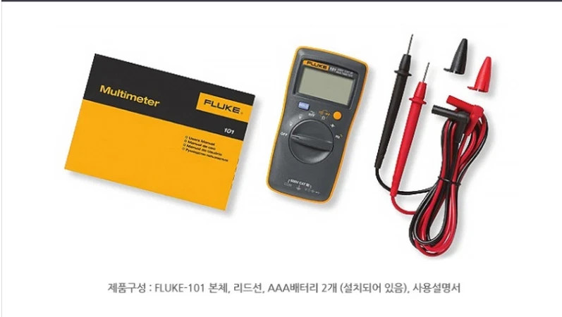 FLUKE 101 Digital Basic Multimeter Pocket Portable Meter AC DC Volt Tester