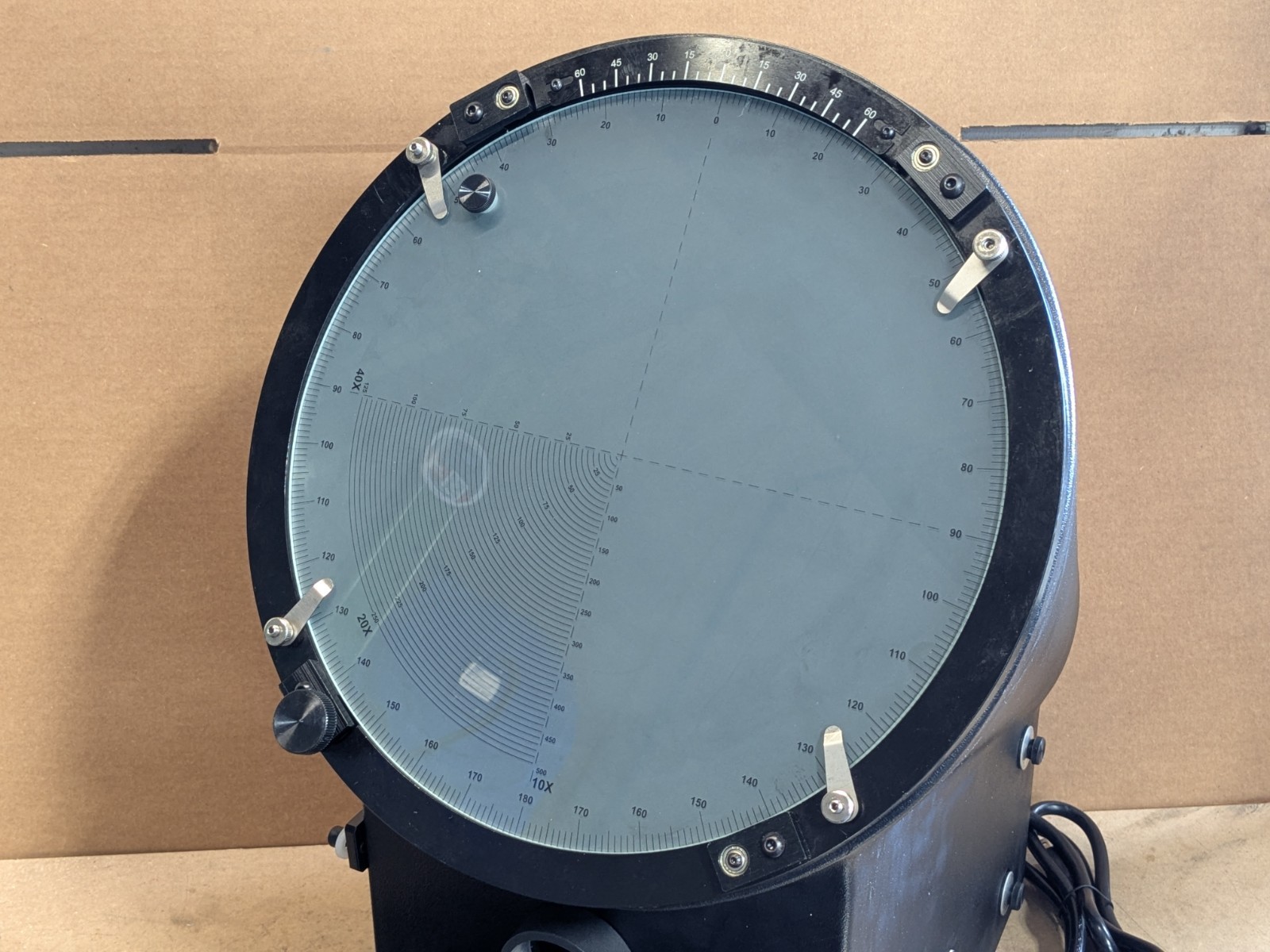 SPI Optical Comparator 12" Screen 10x 20x 40x Lenses 12-526-0 Parts / Repair