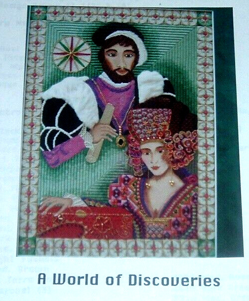 Elsa Parrish American Needlepoint Guild Pattern Book "A World of Discoveries"