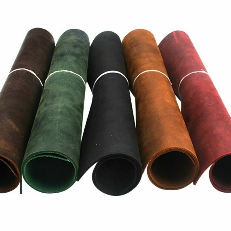 Genuine Leather Fabric Cowhide Wallet Purse Bag Notebook Making DIY Sew Material
