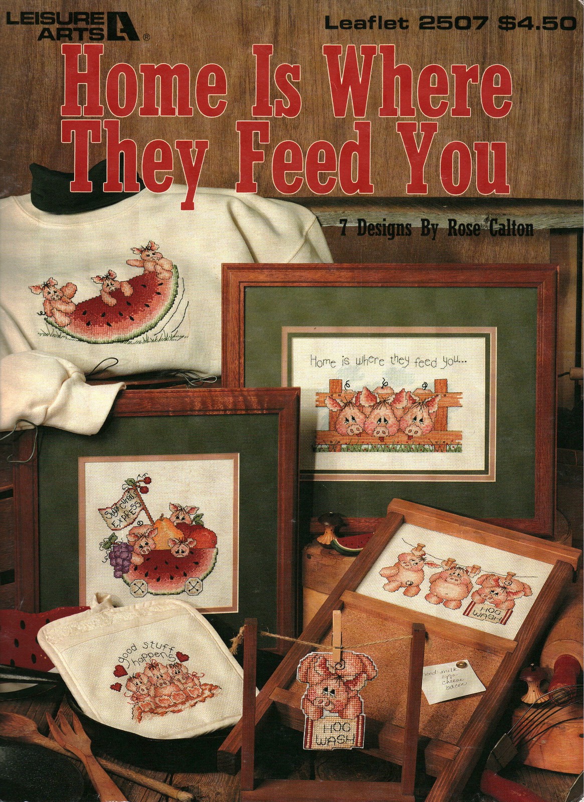 Home Is Where They Feed You Cross Stitch | Leisure Arts 2507