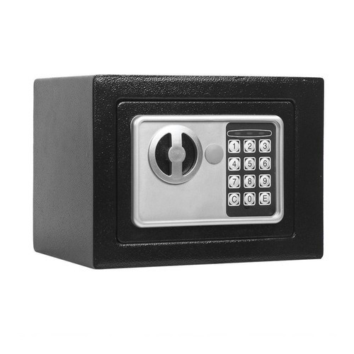 New Small Black Digital Electronic Safe Box Keypad Lock Home Office Hotel Gun
