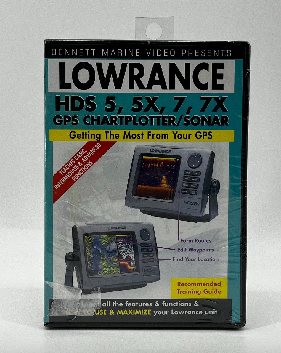 Lowrance Hds Series 5, 5x, 5m, 7, 7m Chartplotters/Fishfinders DVD