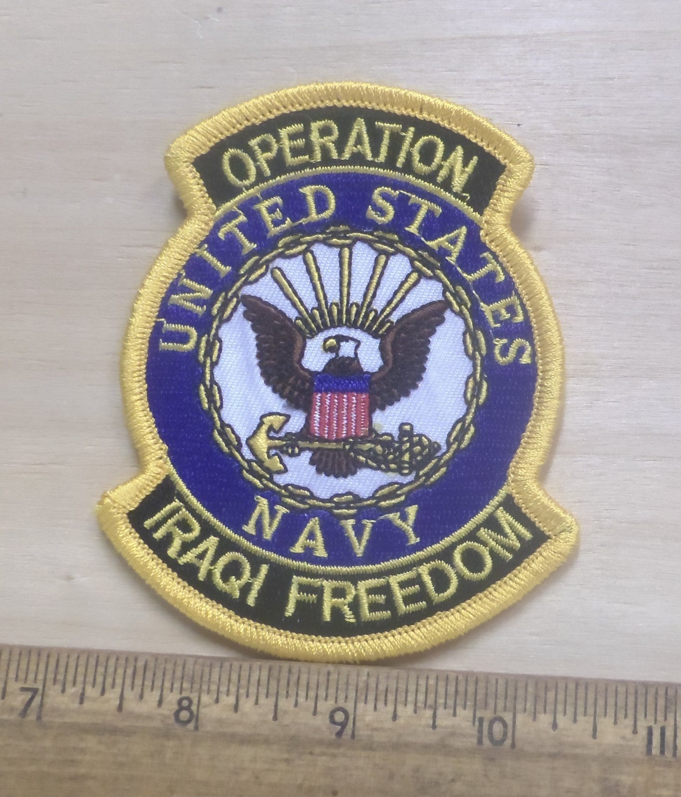United States Navy - Operation Iraqi Freedom Embroidered Patch