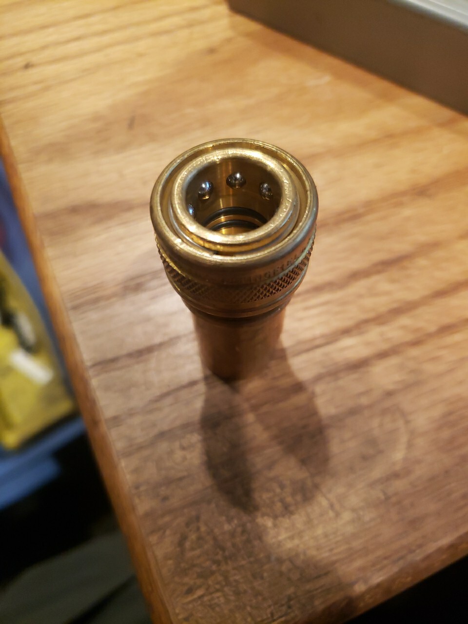 Foster H2 Series 1/4" Brass ISO B Hydraulic Quick Coupler Plug