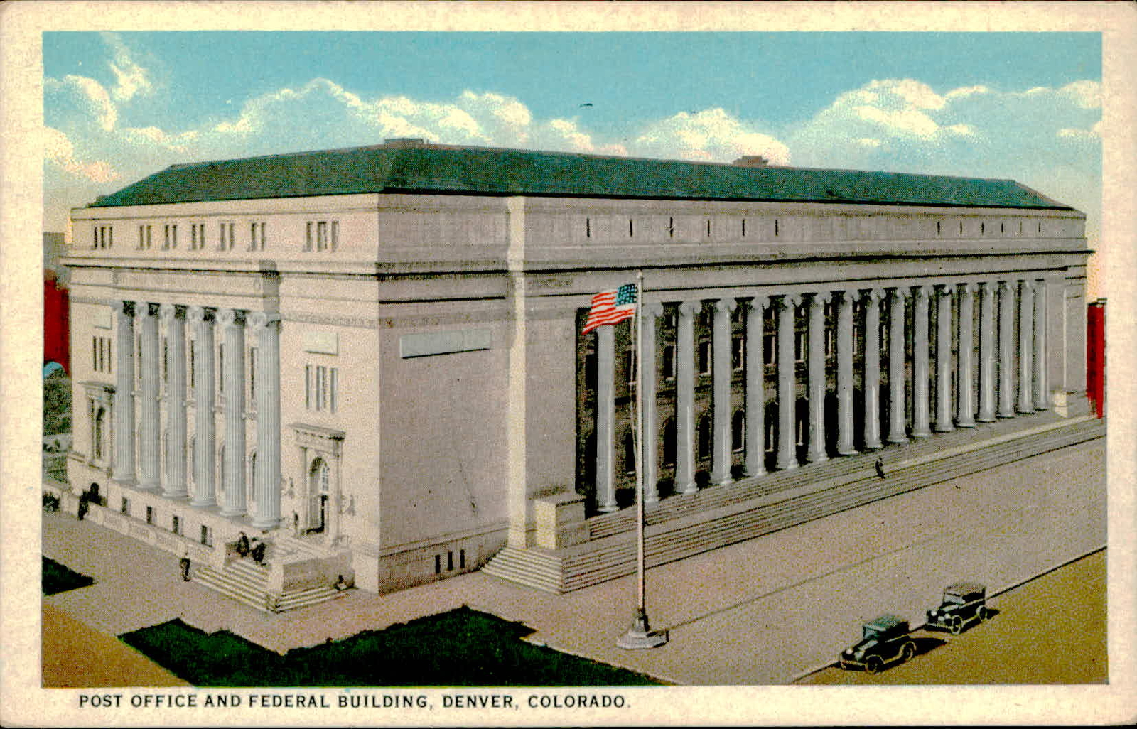 Postcard: POST OFFICE AND FEDERAL BUILDING, DENVER, COLORADO