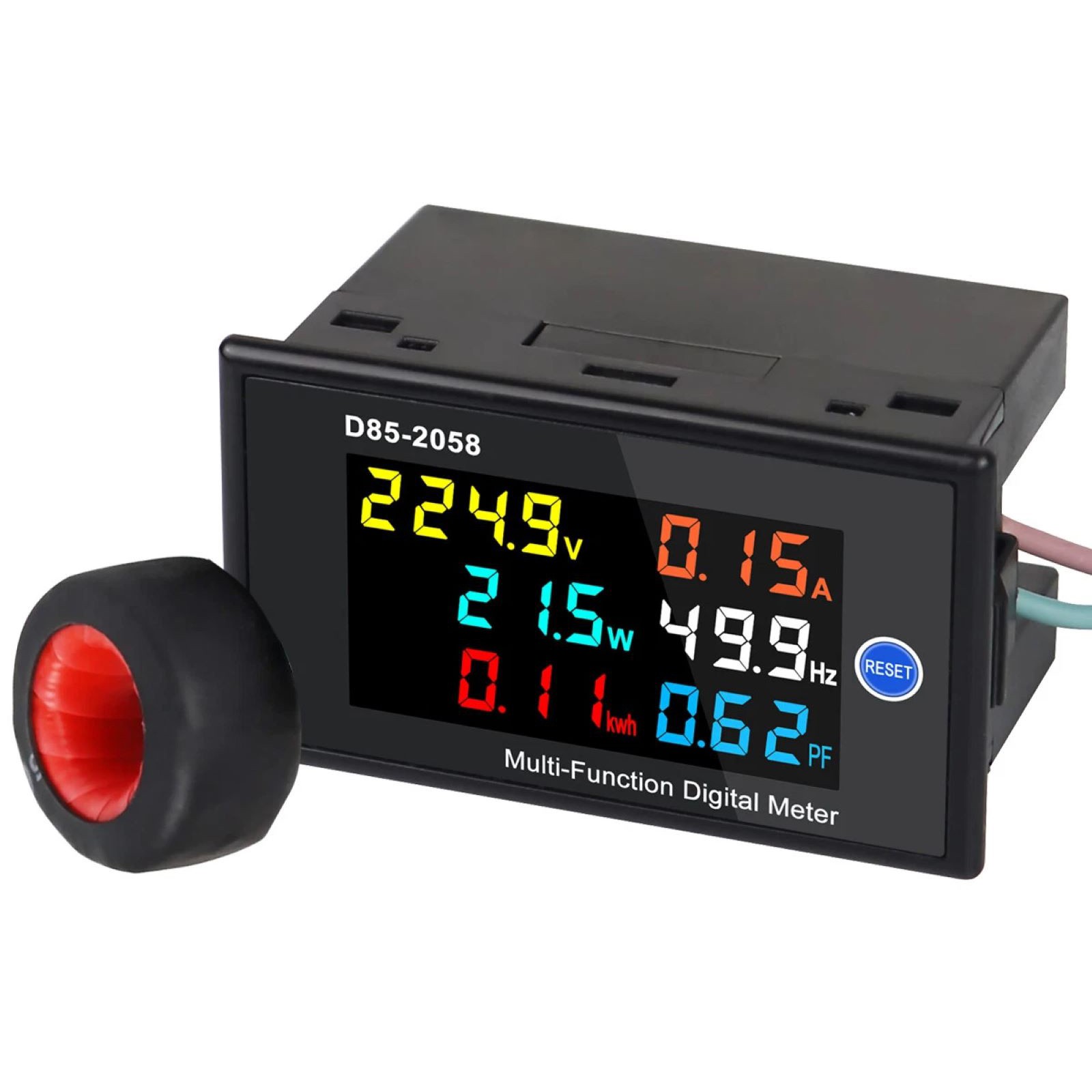 1PCS Digital LCD AC Panel Meter Assembly Kit Support AC 0-99.99A AC current