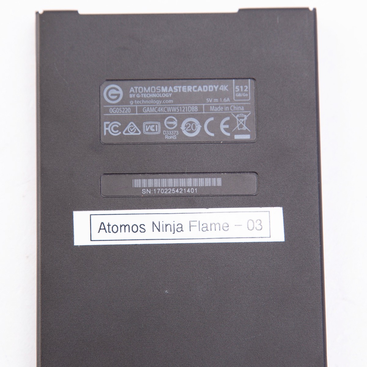 G-Technology Atomos 512GB 4K Master Caddy SSD Solid State Drive - SKU#1969812