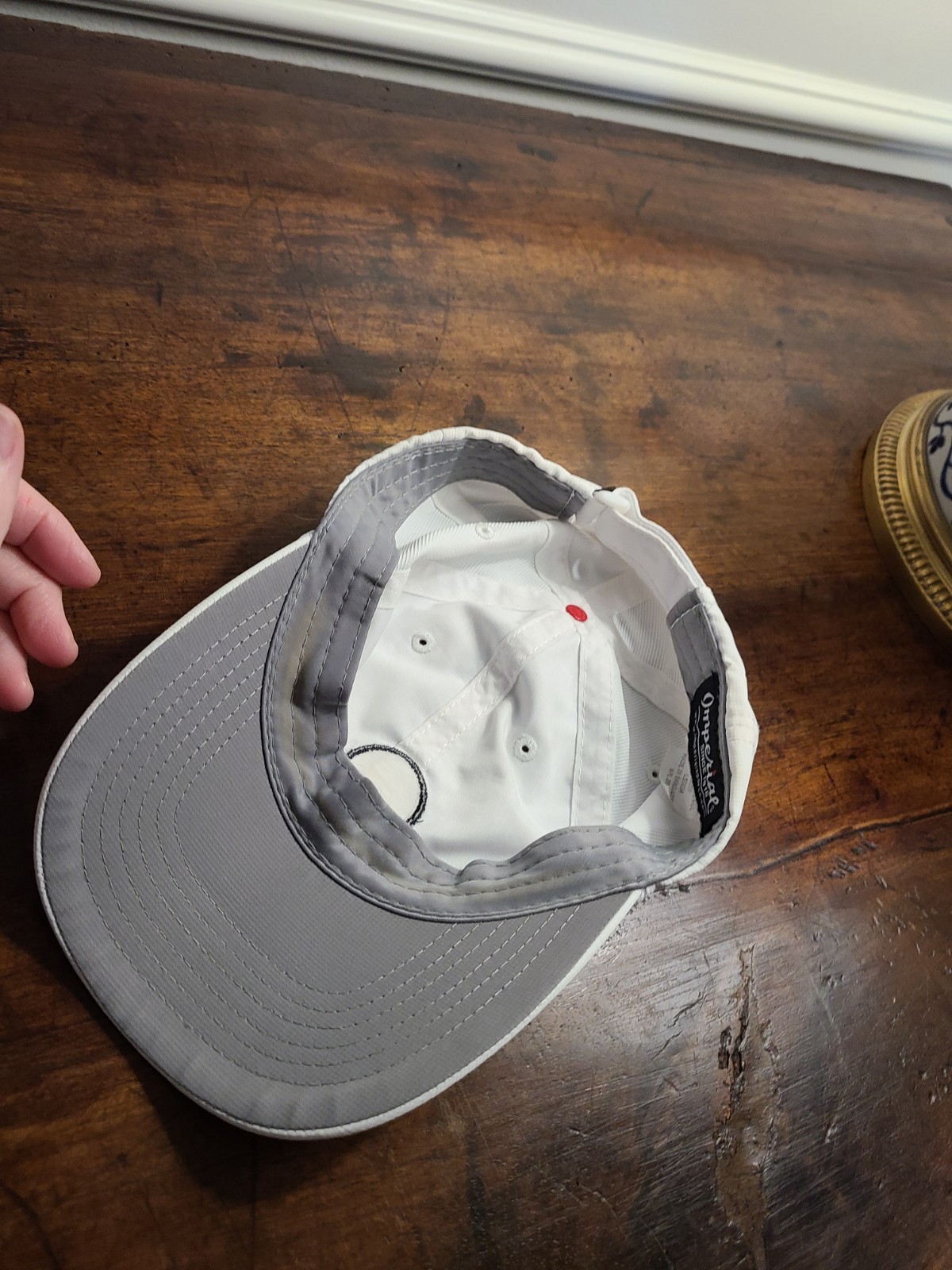 Imperial Golf Hat True Fit UPF 50+ Adjustable White 100% polyester "Dupun"