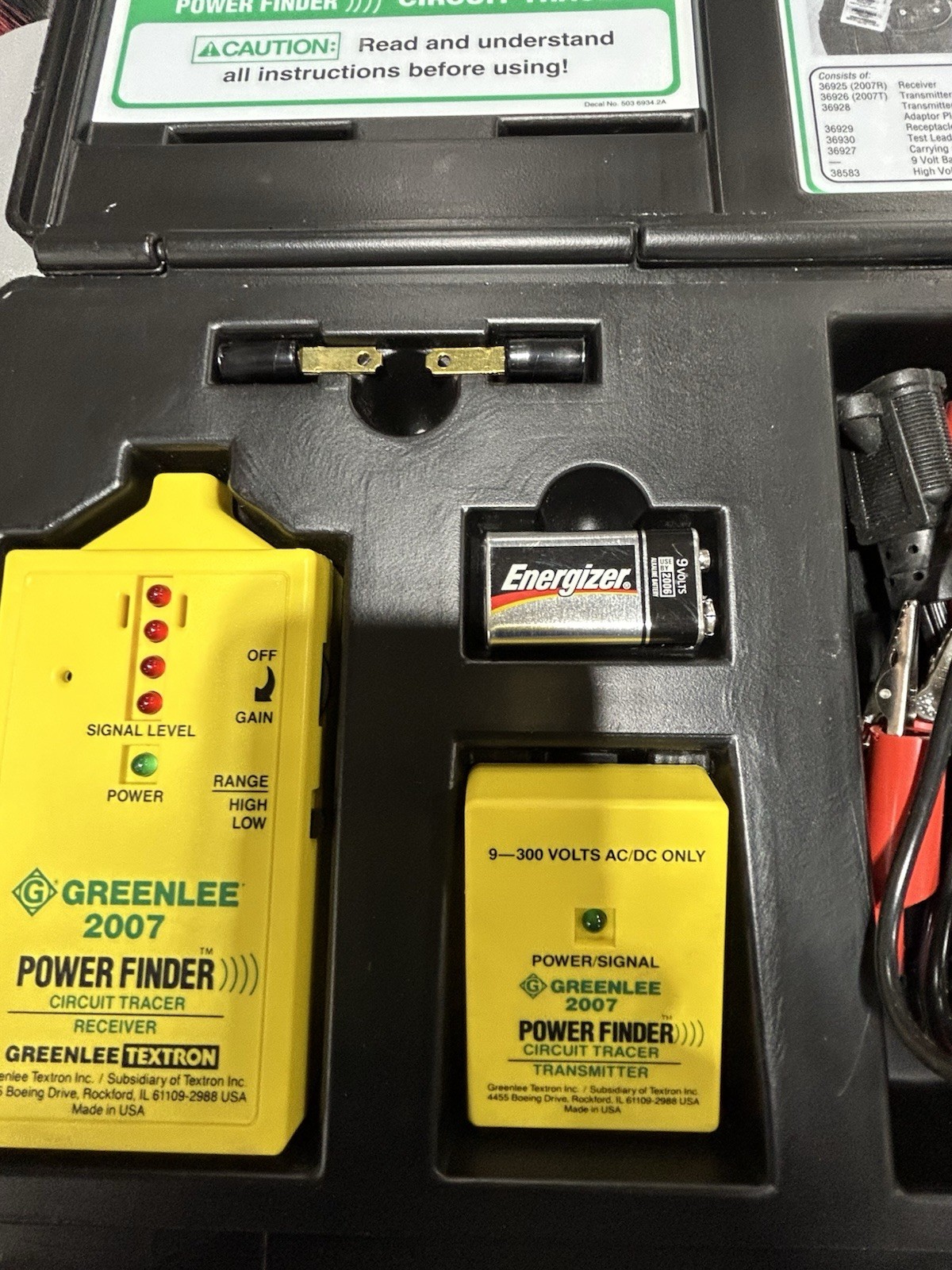 Greenlee Model 2007 Power Finder Circuit Tracer