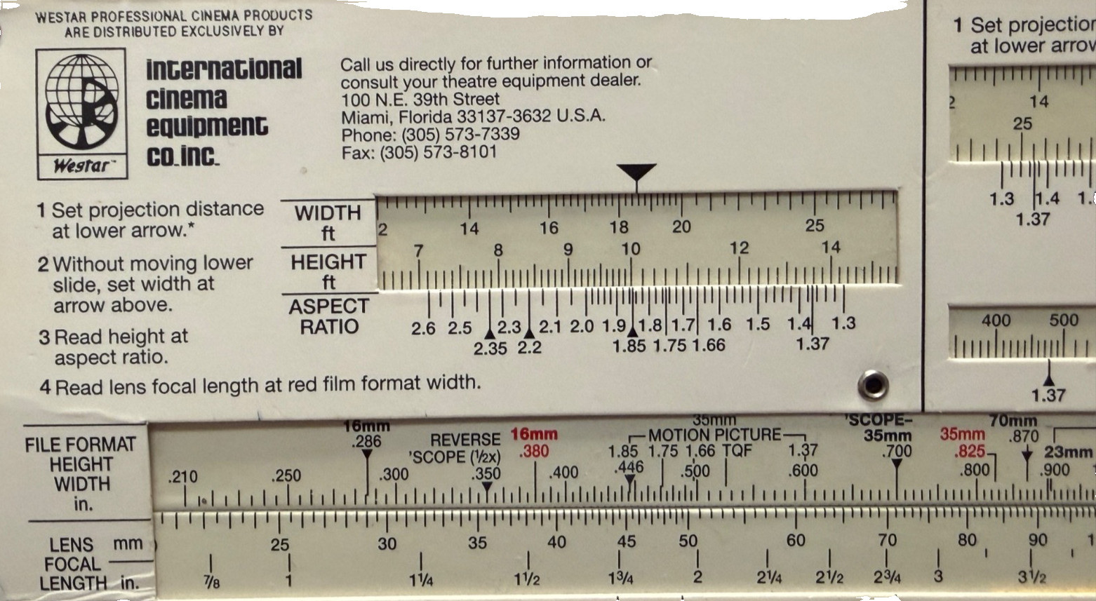 ICECO 16-35-& 70mm Lens & Screen Calculator-New