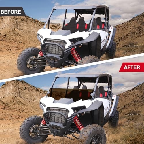 Half Windshield for RZR XP 1000/XP4 1000 2024,Tinted Front Half Windscreen