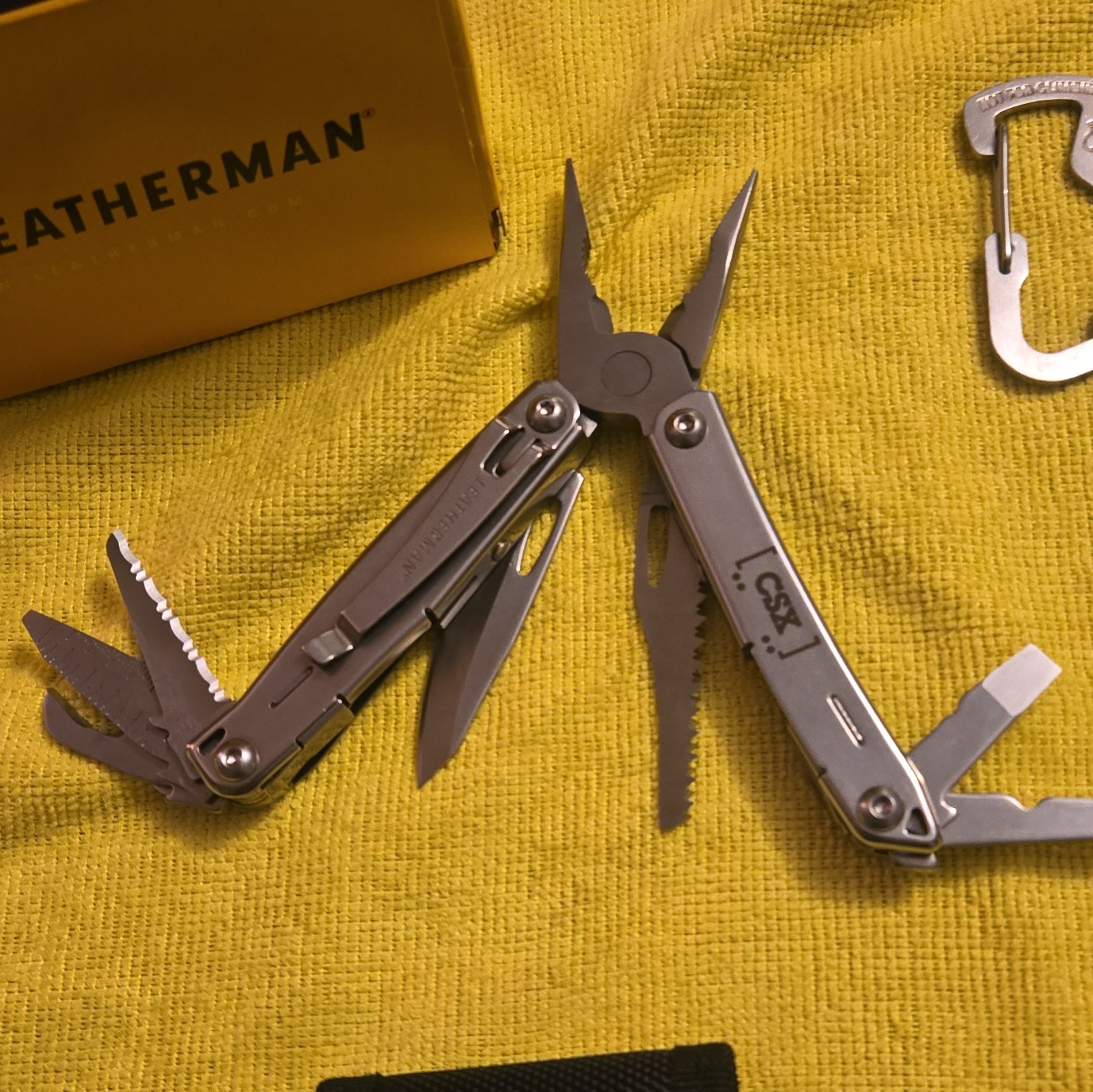 Leatherman Sidekick Multi-Tool w/ Sheath, Box & Carabiner