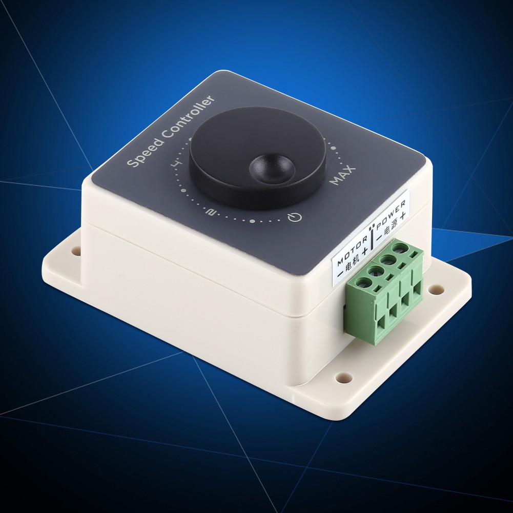 DC10-60V 20A Pulse Width Modulator PWM Motor Speed Controller Waterproof Shell