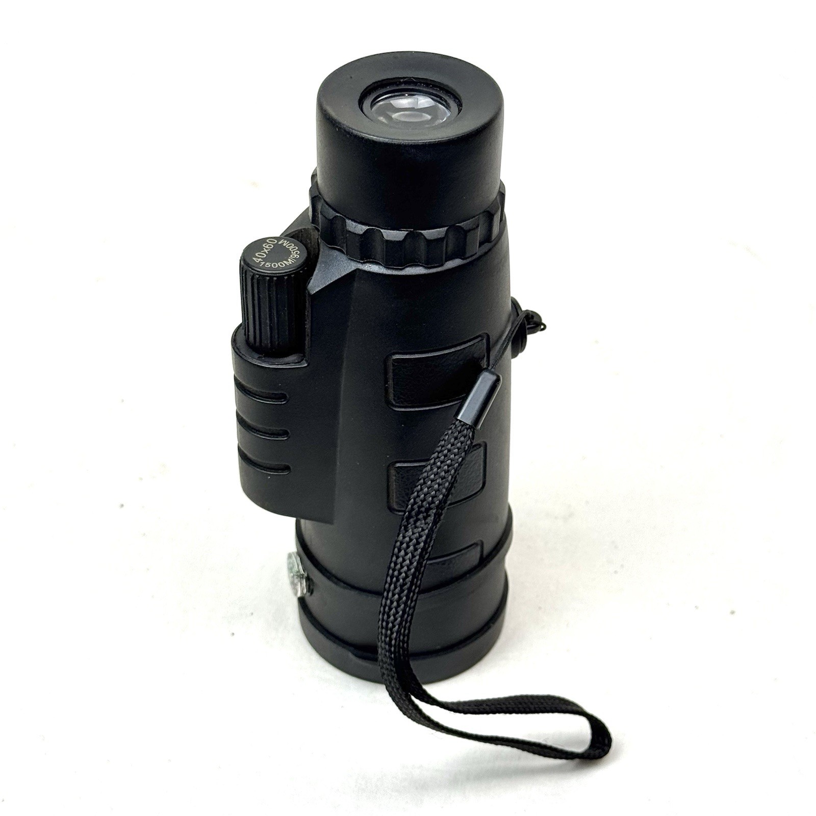 40x60 Compact Monocular, 40x Magnification, Compass, Lens Cover, Black