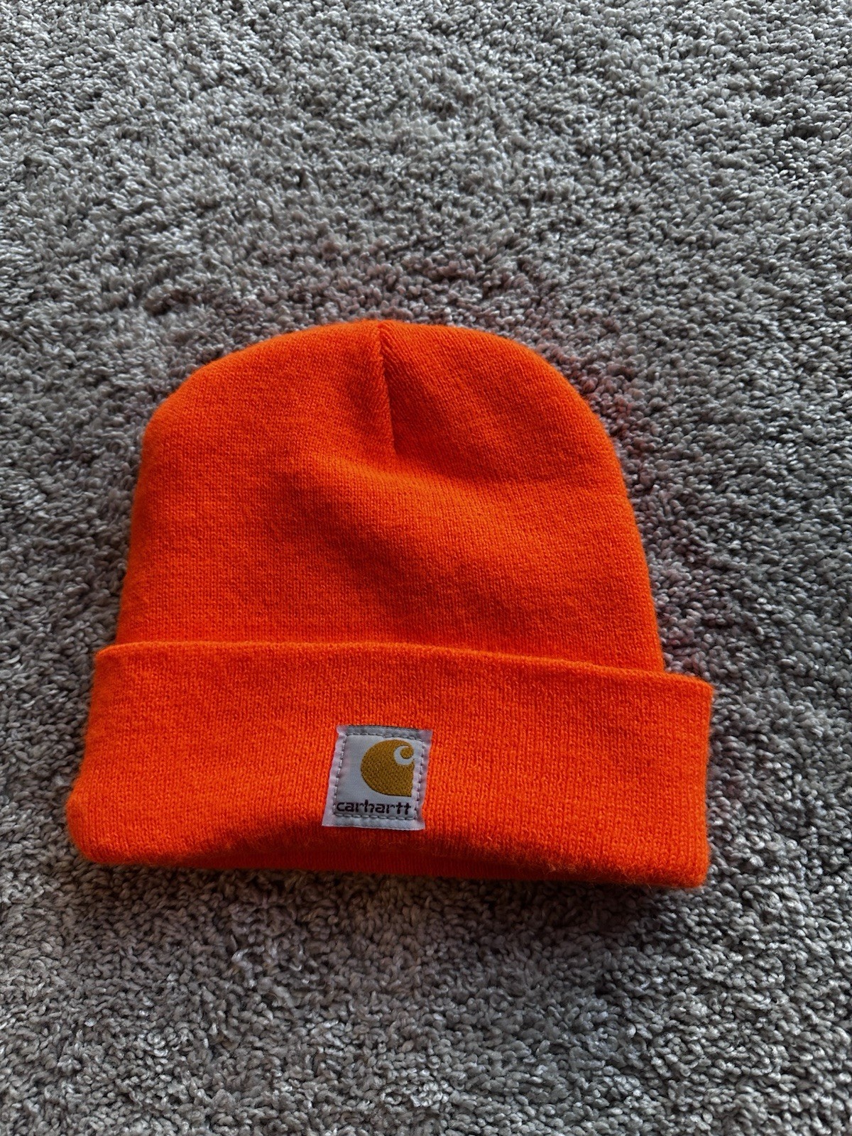 Carhartt Youth Acrylic Watch Hat Beanie Blaze Orange One Size