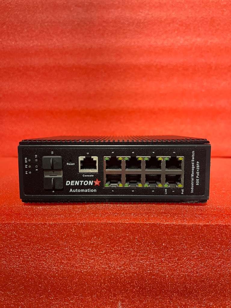 Denton 8-Port 8ge +2sfp  PoE+PoE Switch gbst-1018-m-v2