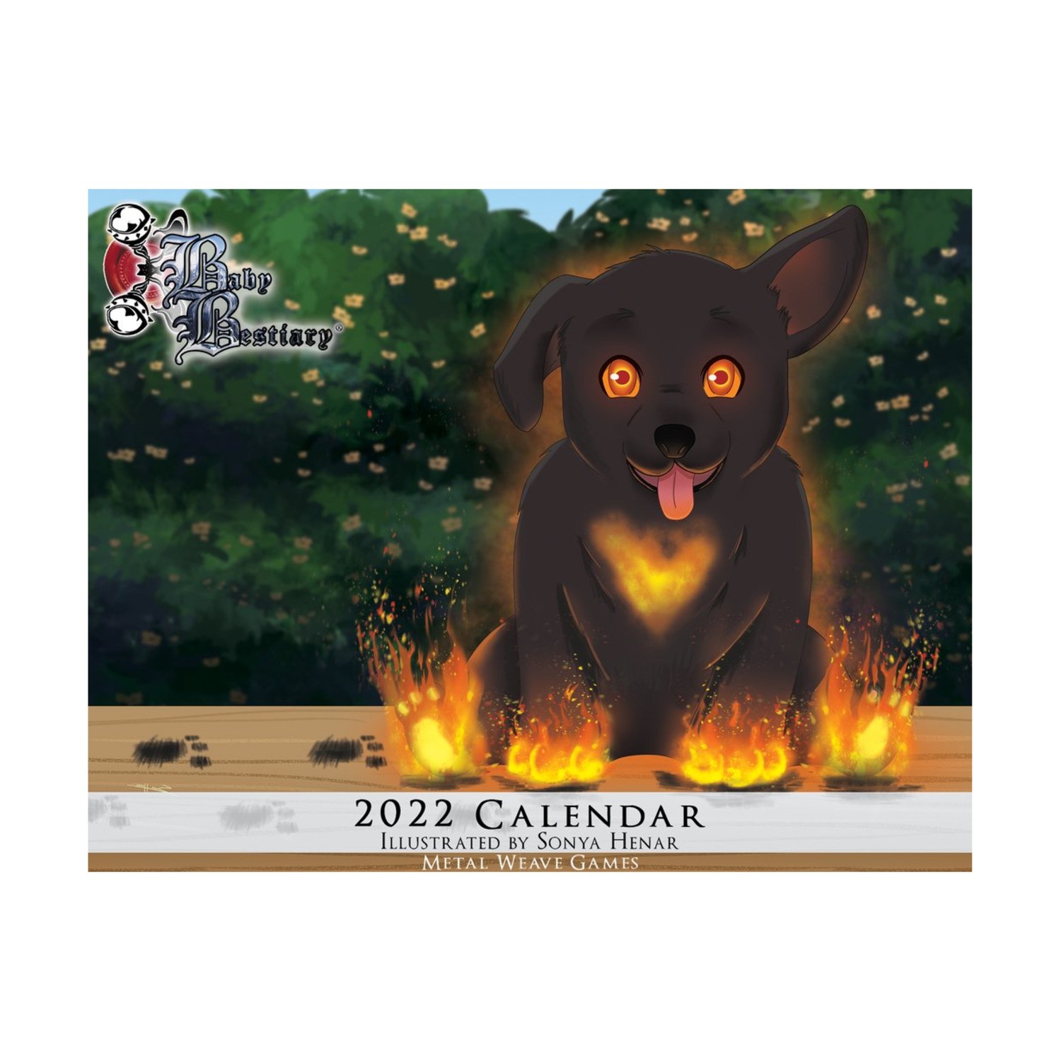 Metal Weave Baby Bestiary 2022 - Baby Bestiary Calendar New